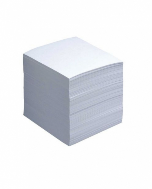 Paquet de bloc-cubes BLANC cartonné Med
