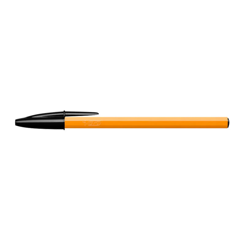 STYLO FINE ORANGE BIC NOIR