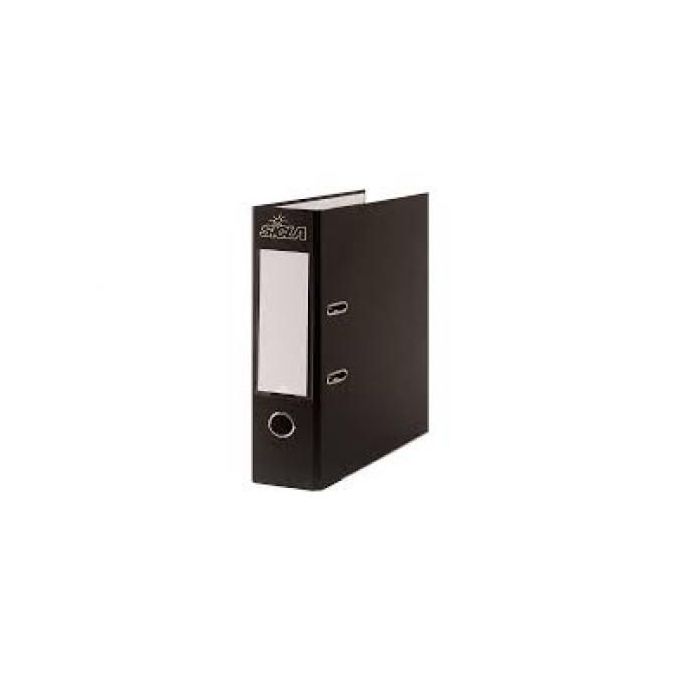 CLASSEUR CHRONO 8CM PLASTIFIEE NOIR SICLA