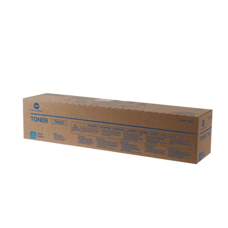 TN-622 Cyan Original toner A5E7451 pour la Konica Bizhub Press C6085, C6100