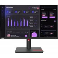 LENOVO S24i-30-20 23.8" Monitor, IPS panel ,1920 x 1080, Input connectors-VGA+HDMI 1.4 ,Cables