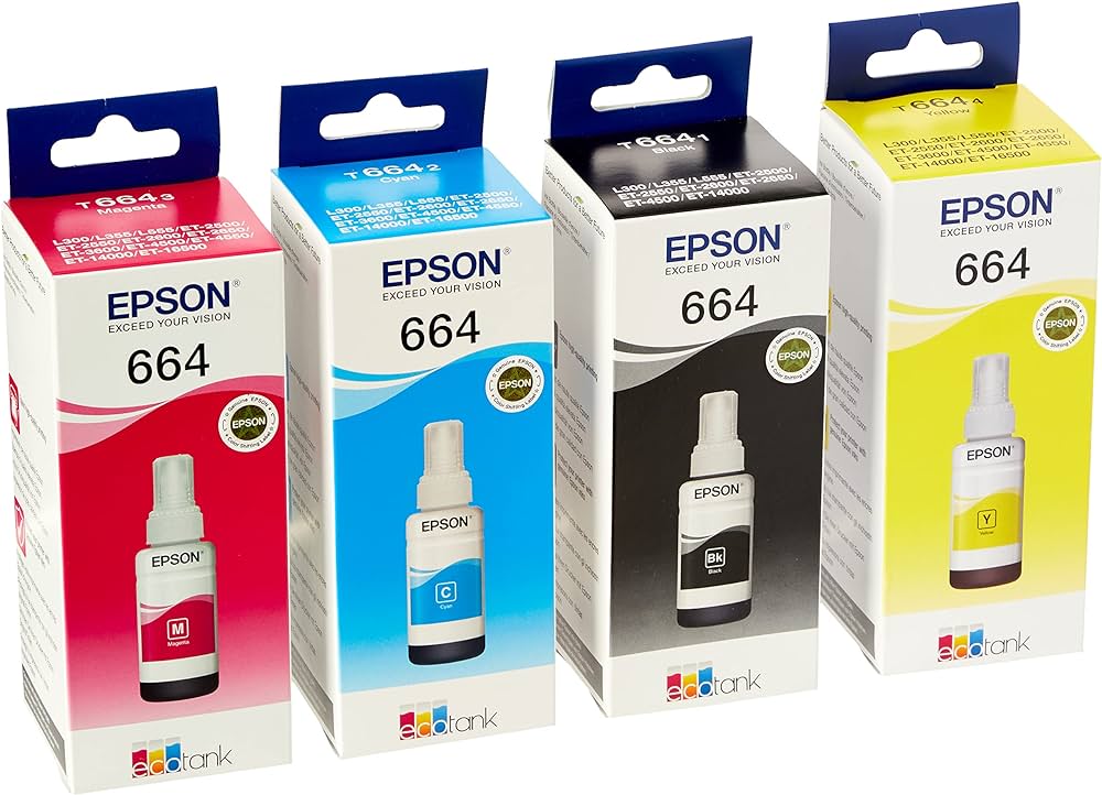 Pack des 4 Cartouches Original EPSON T664