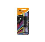 FEUTRE DE 4 BIC A POINT FINE INTENSITY FLUO REF : 942076/9275