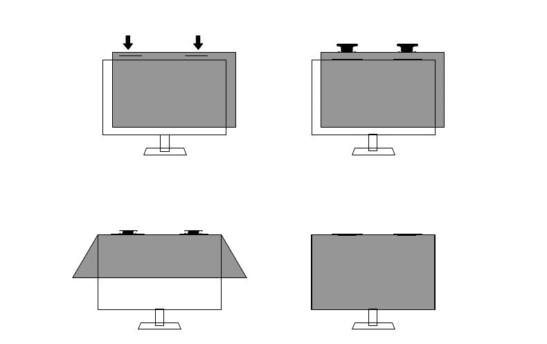 Filtre de confidentialité Fixation Magnétique FLIP 32" 16:9