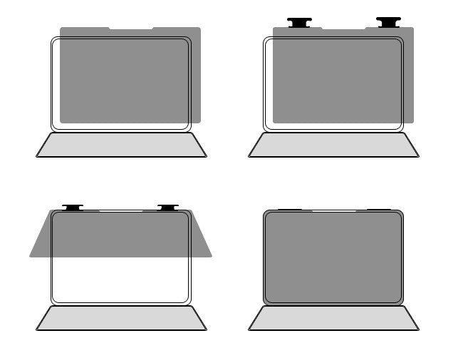 Filtre de confidentialité Fixation Magnétique en LABEL 14" 16:9