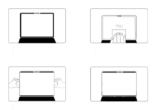 Filtre de confidentialité Absorption Magnétique pour écran sans cadre 13,3" 16:9