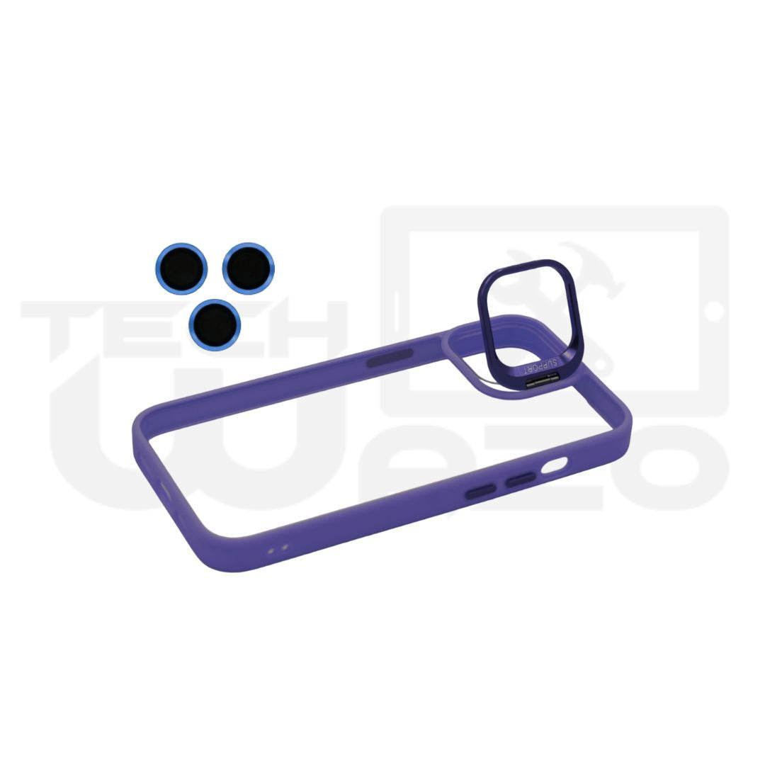 Coque pour iPhone 15 avec Support de caméra