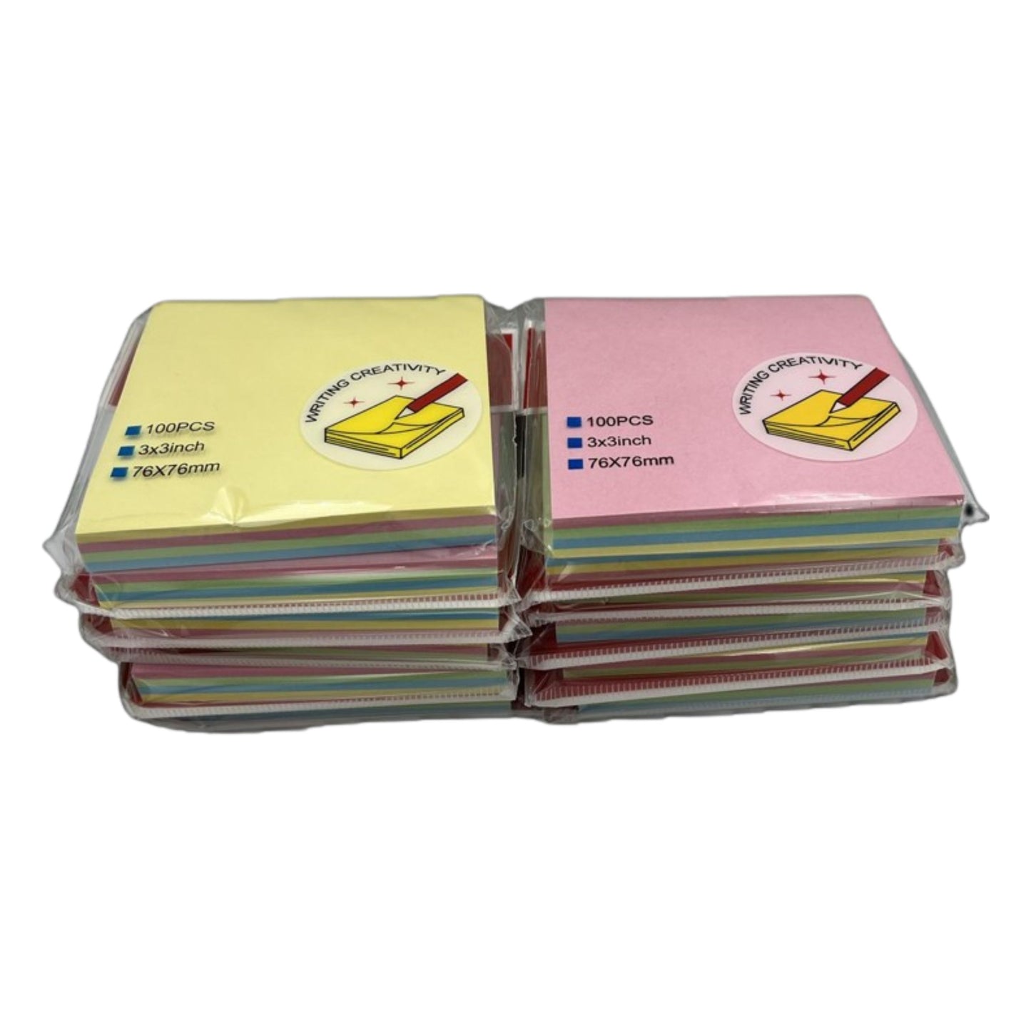 POST-IT 76X76MM 5 COULEUR FLUO 100 Feuilles
