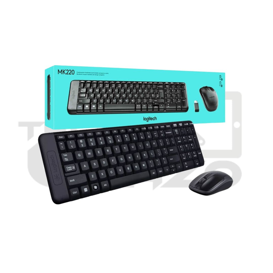 Logitech Clavier plus Souris MK220 Sans-fil