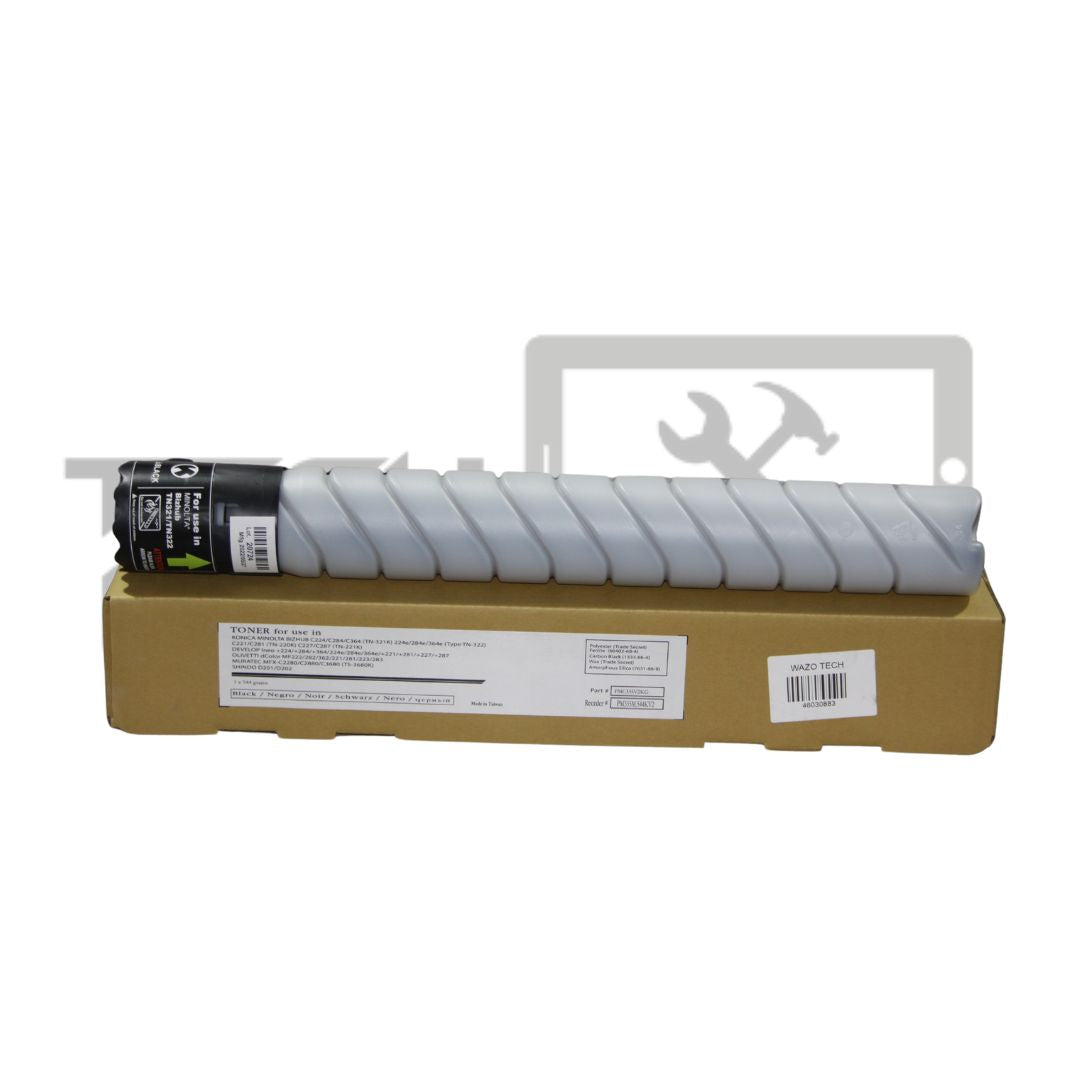 TONER TN-322K KONICA BIZHUB 224\284\364e