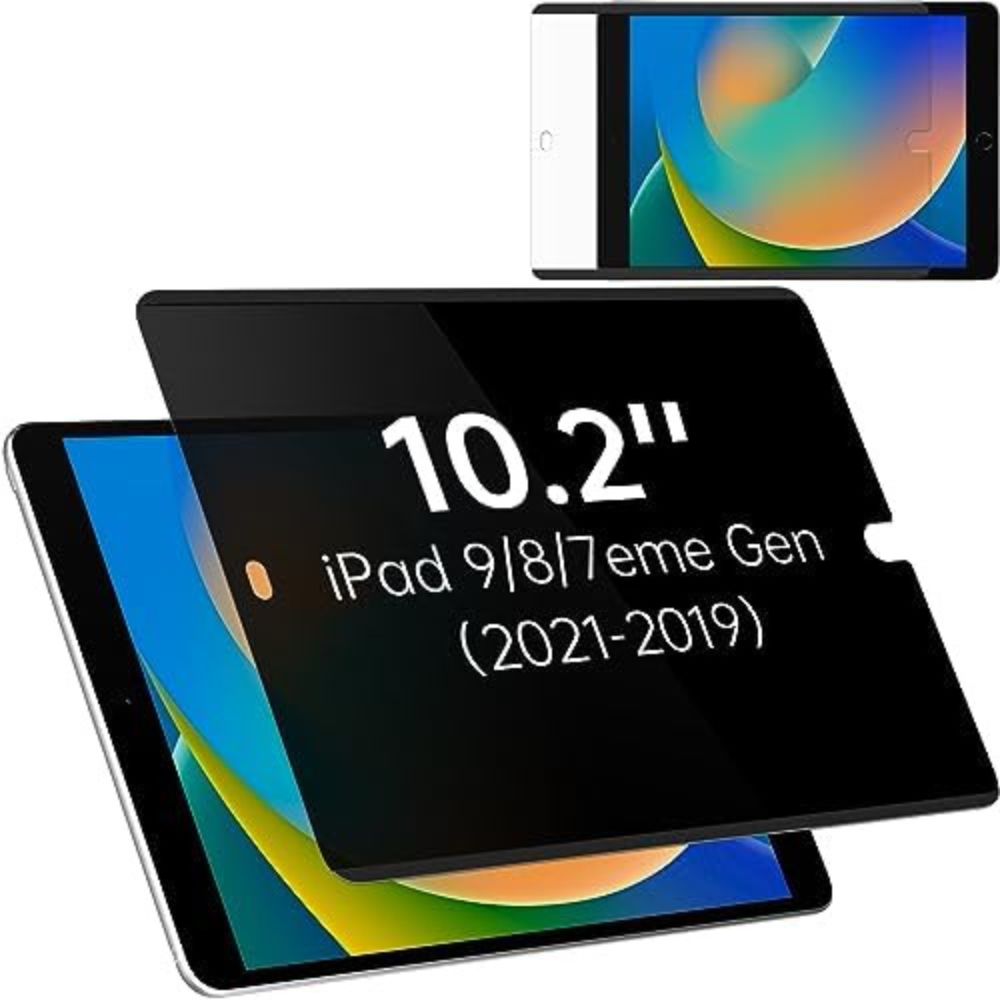 Film protecteur anti-espion magnétique pour iPad 10.2