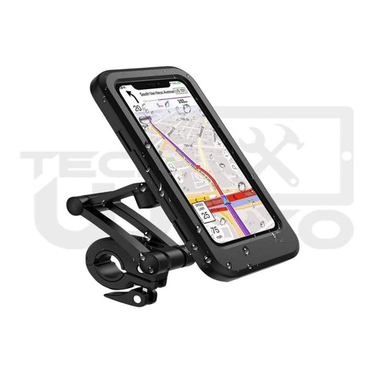 Support Téléphone étanche pour Moto Velo, sur guidon - Tactile - Rotatif Réglable