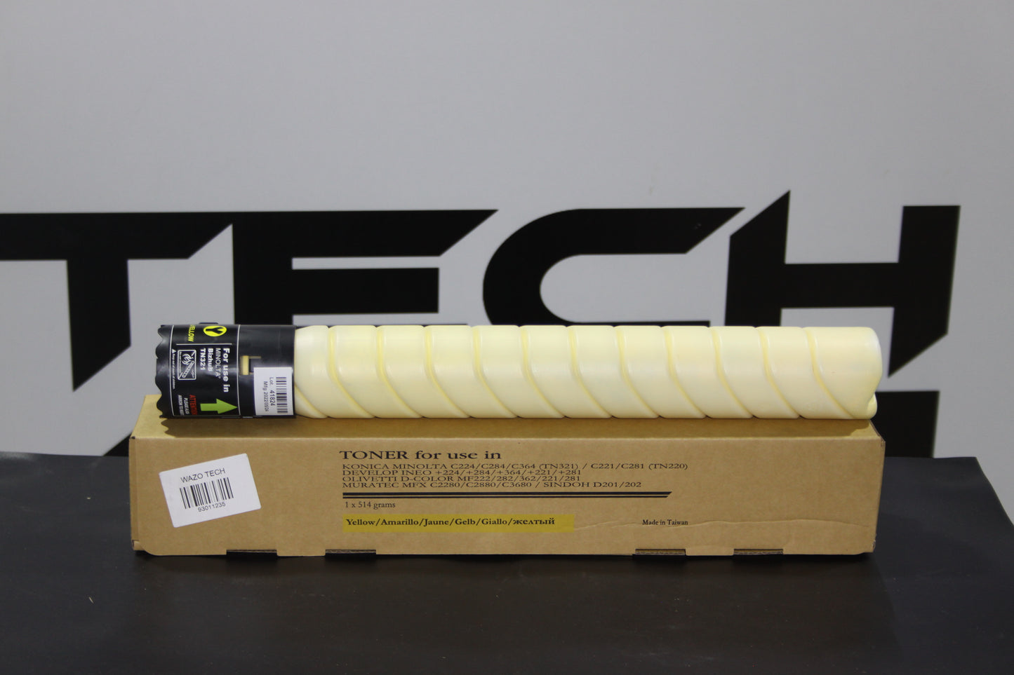 Toner Yellow TN216Y made in Taiwan compatible avec la Konica Minolta Bizhub C220,C280,C360