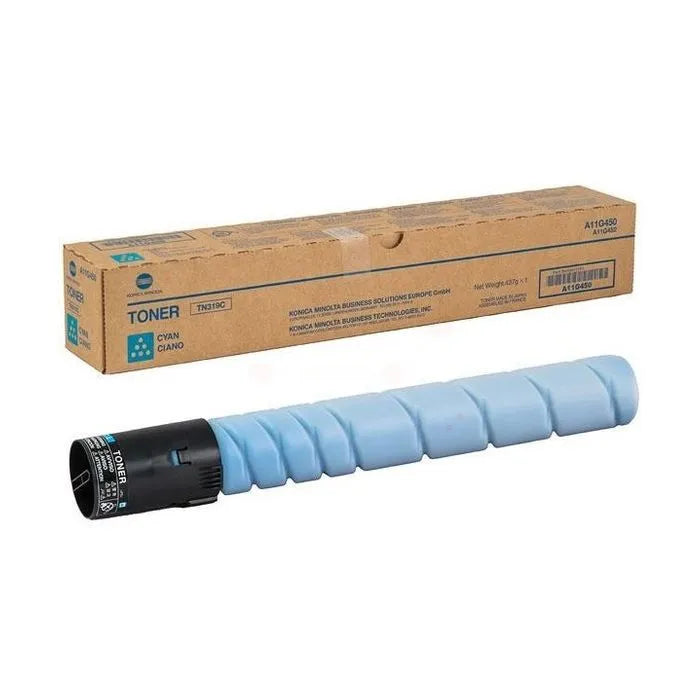 Toner d'origine - Konica Minolta A11G450 / TN-319 C - cyan WAZOTECH