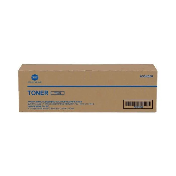 Toner d'origine - Konica Minolta A33K050 / TN-322 - noir WAZOTECH
