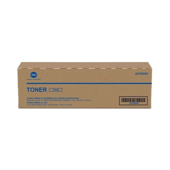 Toner d'origine - Konica Minolta A87M050 / TN-323 - noir WAZOTECH