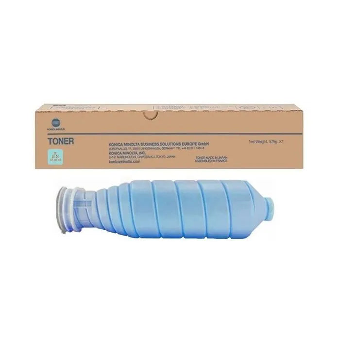 Toner d'origine - Konica Minolta ACVV450 / TN-627 C - cyan WAZOTECH
