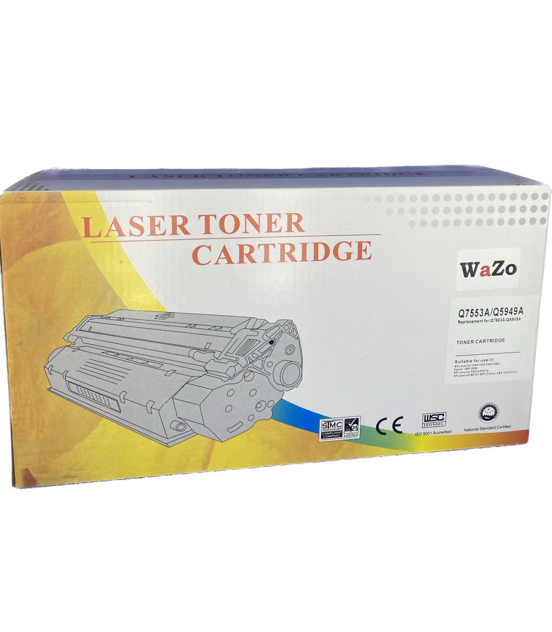 Toner HP 53A (Q7553A)/ HP 49A (Q5949A) noir - 3000 pages de la marque Wazo Tech