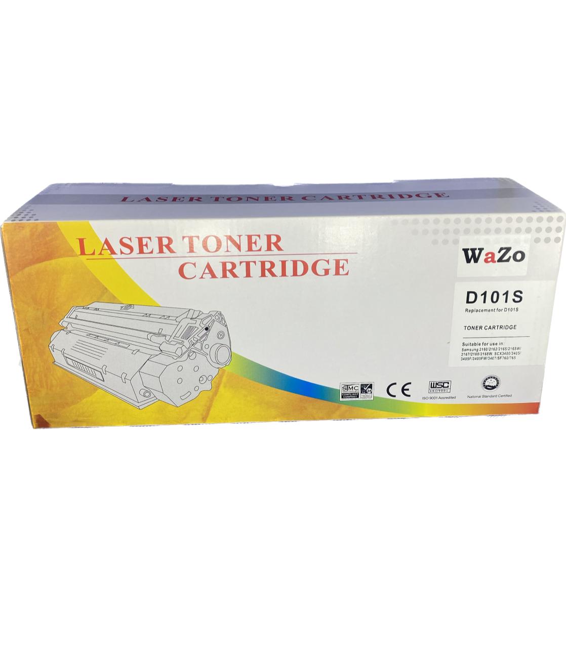 Toner Samsung MLT-D101S/ELS noir pour Samsung ML-2160/2165 -1500 pages de la marque Wazo Tech