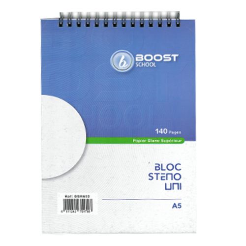 BLOC STENO RAYE 140P A5 REF BO-BSR140A4 BOOST OFFICE
