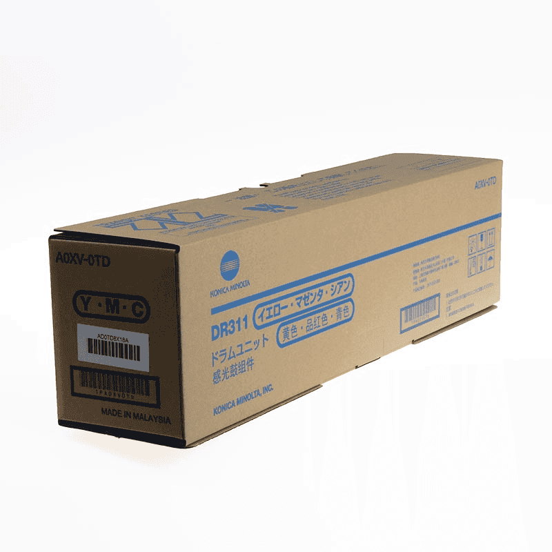 DR-311 Original Yellow/Magenta/Cyan - Universal Konica Minolta Drum Unit A0XV0TD pour la Bizhub C220, C280, C360