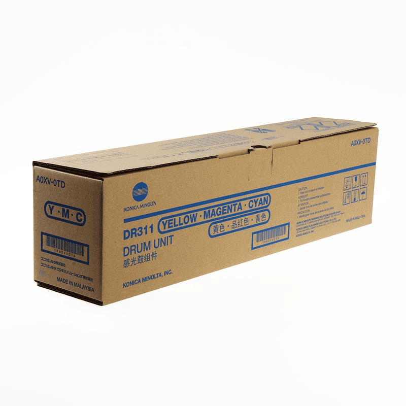 DR-313 Original Konica Yellow/Magenta/Cyan - Universal Minolta Drum A7U40TD pour la Bizhub C258, C308, C368, C458, C558, C658
