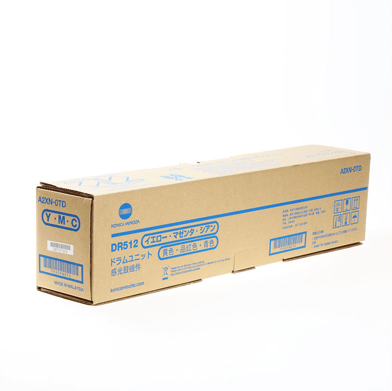 DR-512 Original Konica Yellow/Magenta/Cyan - Universal Minolta Drum A2XN0TD pour la Bizhub C224, C224e, C284, C284e, C364, C364e, C454,C454e,C554,C554e"
