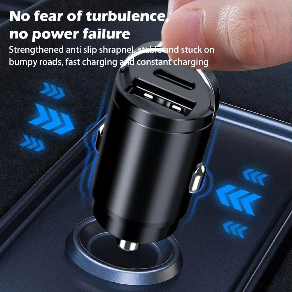 Chargeur de voiture USB et Type C 38 watts