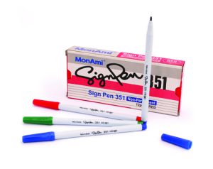 12 stylos feutres Mon Ami pointes mediums - couleur au choix