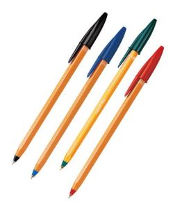 20 stylos billes pointe fine BIC orange - couleur au choix