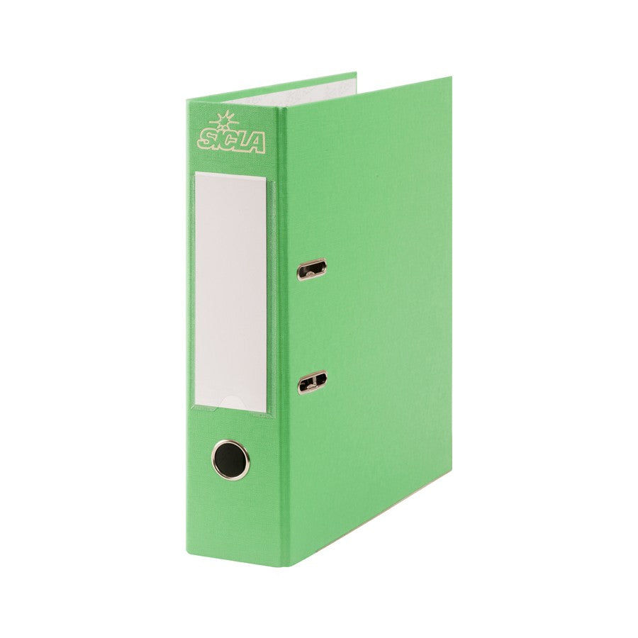CLASSEUR CHRONO 8CM PLASTIFIEE VERT SICLA