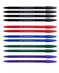 Boite de 12 feutres MONAMI PLUSPEN 3000 Pointe fine coloris au choix