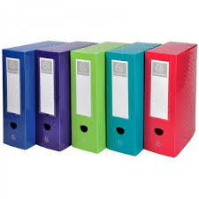 10 Boites d'archives en Polypropylène - dos 80 mm