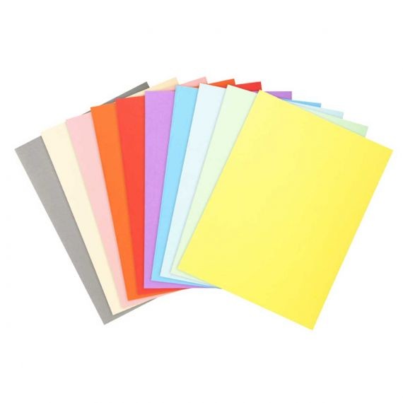 100 chemises cartonnées 240g - couleur au choix