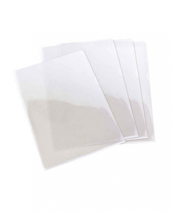 Lot de 12 pochettes coins transparentes A4 EXPRESS en POLYPRO