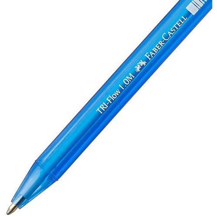 stylo a bille faber castel bleu ref 340853