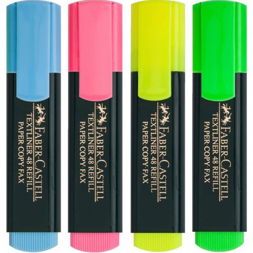 pochette de 4 fluorescents faber castel ref 154804