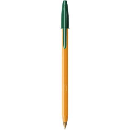 STYLO FINE ORANGE BIC VERT