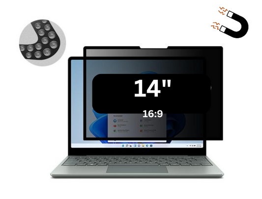 Filtre de confidentialité Absorption Magnétique pour écran sans cadre 14" 16:9