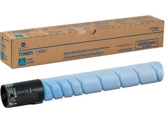 TN-221 Cyan Original toner A8K3450 pour la Konica Bizhub C227,C287,C367