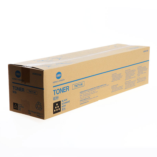 TN-711 Black Original toner A3VU150 pour la Konica Bizhub C654,C754e
