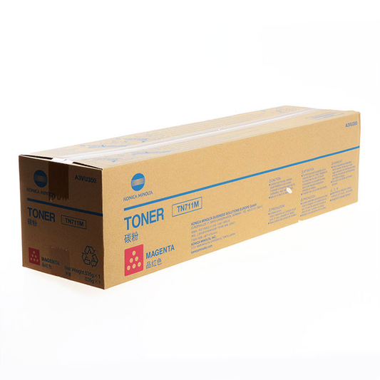 TN-711 Magenta Original toner A3VU350 pour la Konica Bizhub C654,C754e