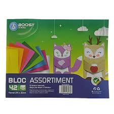 BLOC ASSORTIMENT 24X32 BOOST SCHOOL REF :BS-BA2432