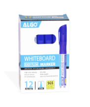 BTE 12 MARQUEUR TABLEAU RECHARGEABLE BLEU ALGO