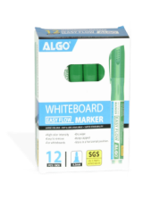 BTE 12 MARQUEUR TABLEAU RECHARGEABLE VERT ALGO