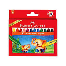 CRAYON A CIRE DE 12 FABER-CASTELL réf:120040