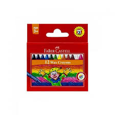 CRAYON A CIRE DE 12 FABER-CASTELL réf : 120043