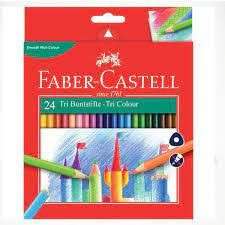 CRAYON COULEUR DE 24 GM FABER-CASTELL  réf: 115855
