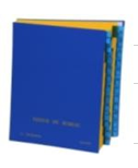 CLASSEUR A LEVIER CCP 19.5*28 EXT SIMILI /INTR PAPIER DOS 8 CM ALGO