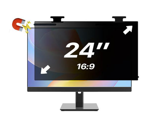 Filtre de confidentialité Fixation Magnétique FLIP  24" 16:9